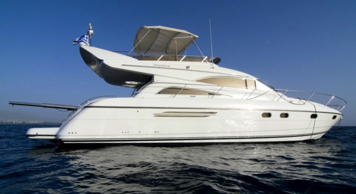 Yacht Princess 56 white hull for sale - by yachtingalliance.com
